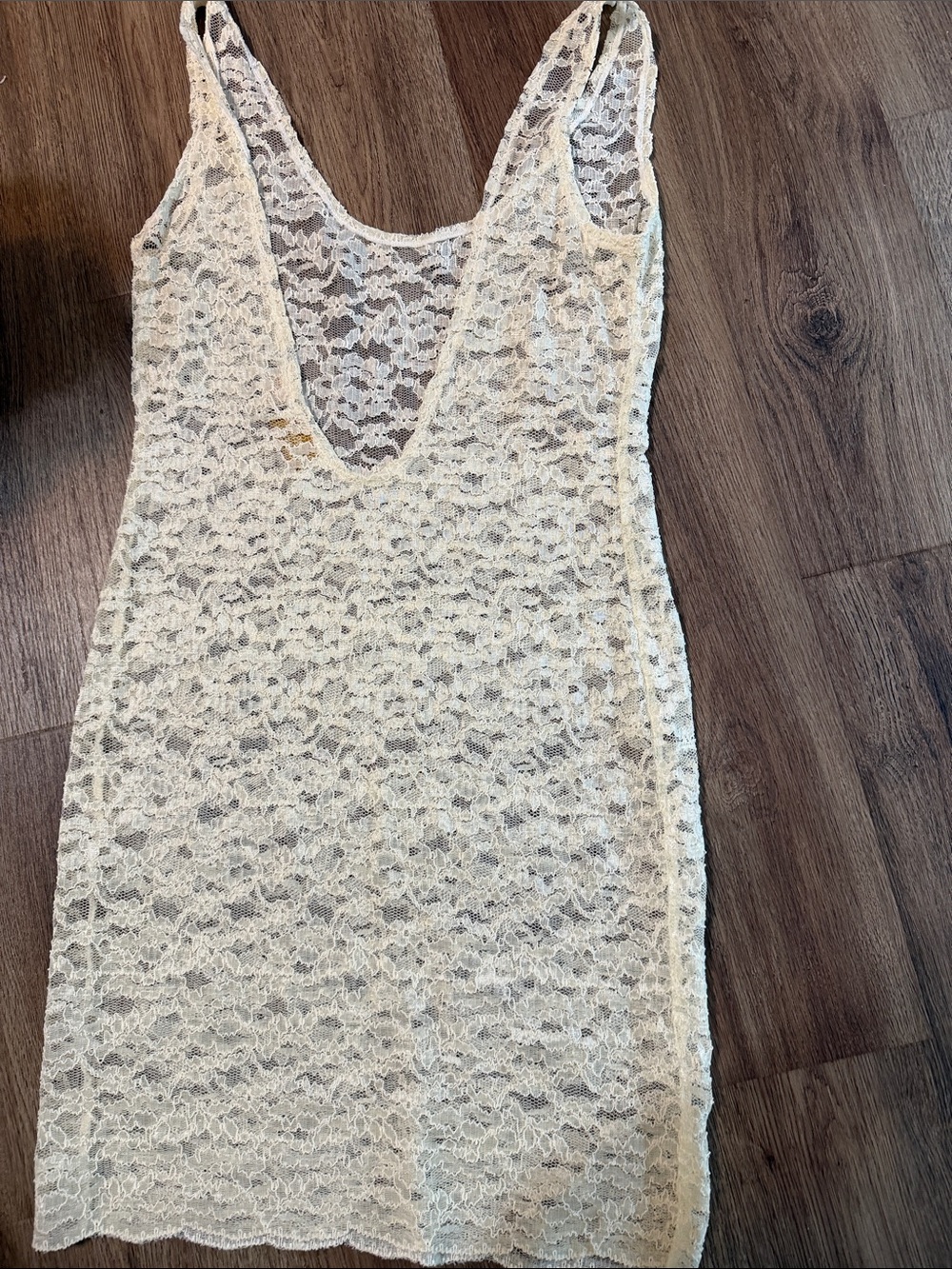 Victoria's Secret Vintage Gold Label Lace Slip Dress
